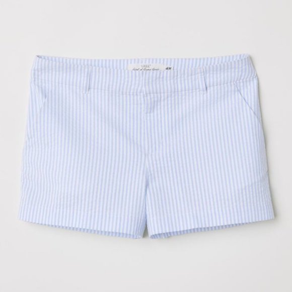 H&M Seersucker Shorts NWOT - Picture 2 of 8
